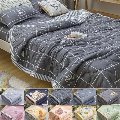Spring Summer Quilt Queen Mechanical Wash Comfortable Comforter Single Double Blanket Quilts for Children Adults