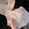 Female Summer Thin New Lace Hollow Net Yarn In Waist Triangle Briefs