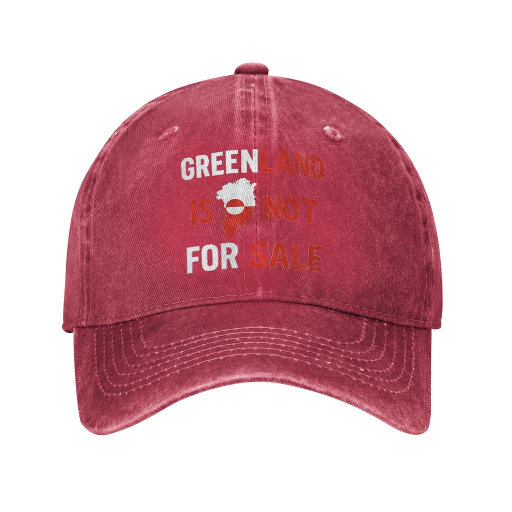 Greenland Is Not For Sale  Trucker Hats Outfit For Unisex Baseball Caps  Vintage Wear Sun Caps Adjustable