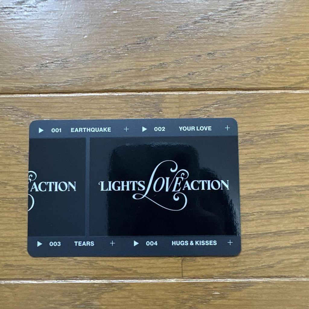 [USED] JISOO Asia Tour LIGHTSLOVEACTION Tokyo Admission Bonus Trading Card