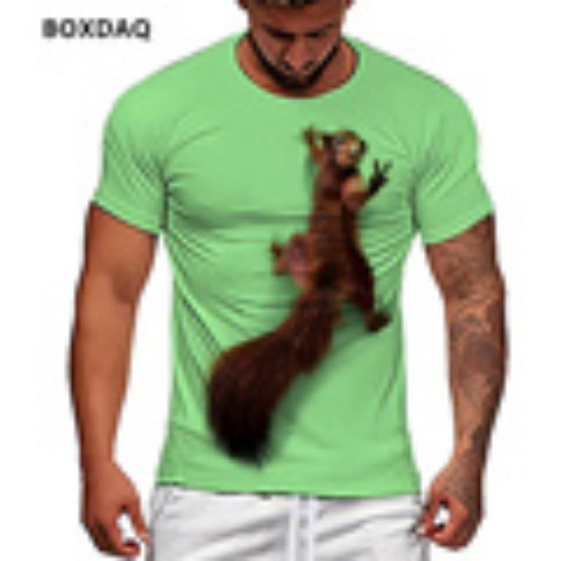 3D Printed Firefighting T-Shirt For Men's  Casual Streetwear Summer Fashion O-Neck Tee Short Sleeve Boys Clothes Oversized Tops