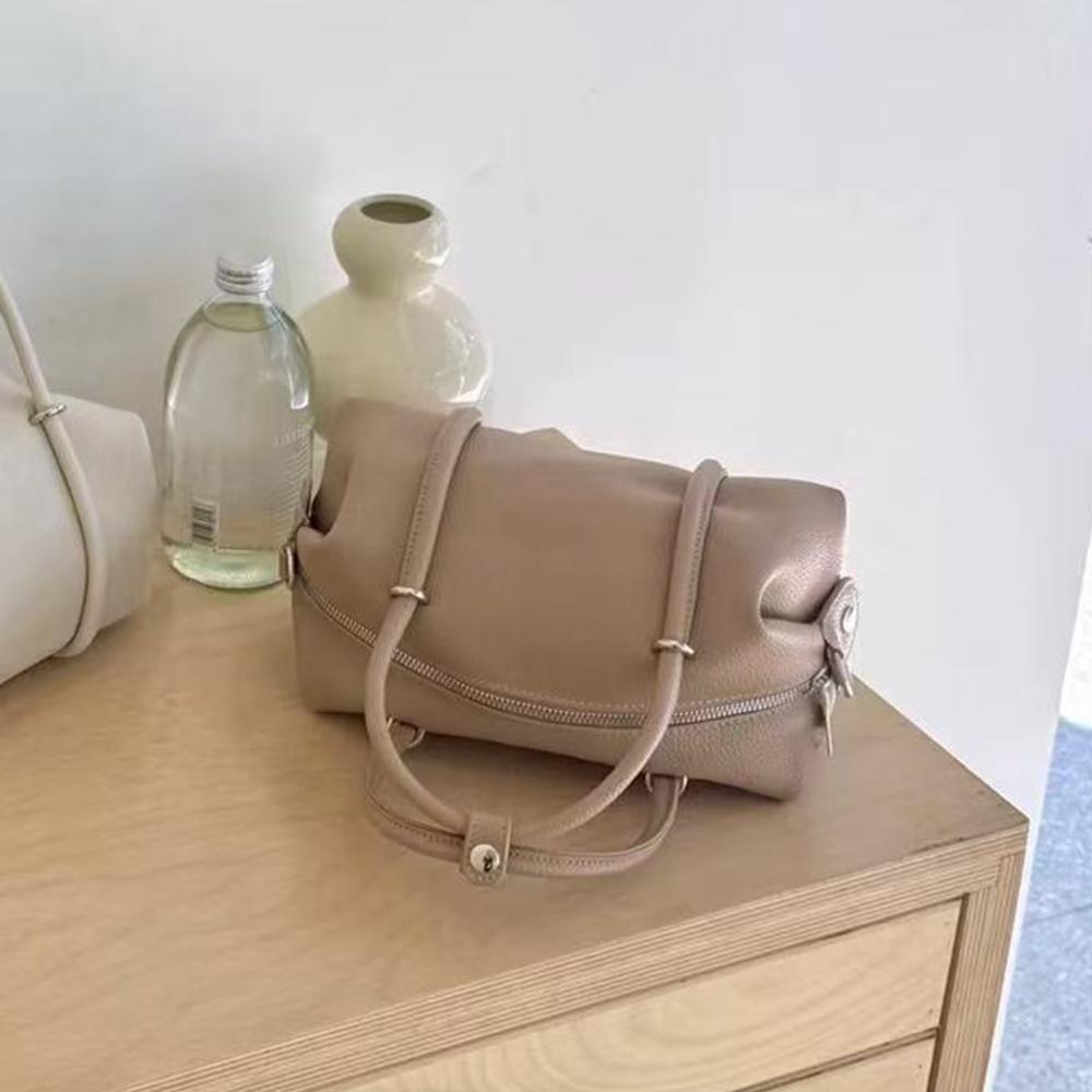 Fashion Small Boston Bag Top Handle Shoulder Bags for Women Handbags PU Leather Crossbody Bags Soft Female Clutch