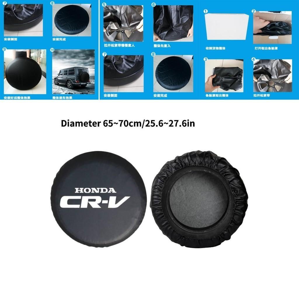 Universal Black Pvc Tire Cover For Cars Durable 0.7mm Thickness, Available In 14", 15", 16", 17" Sizes