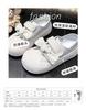 Little white shoes women's 2025 new spring and autumn women's popular thick-soled heightening skirt high-end versatile Velcro board shoes