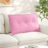 Back Cushion Pink 80 X 19 X 50 Cm Fabric