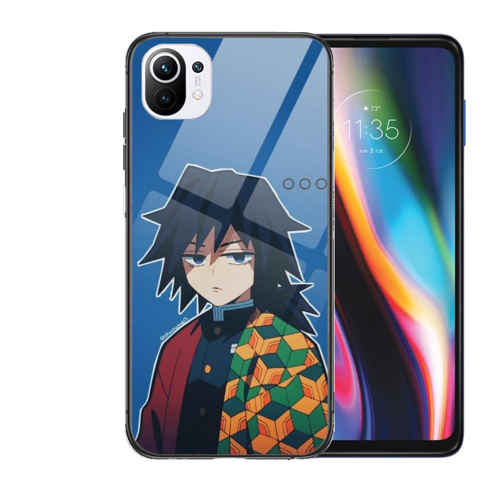 Kamado Nezuko Kimetsu No Yaiba Demon Slayer TPU Soft Tempered Glass Phone Shell Case For Xiaomi Redmi 11 Lite Pro Ultra 10T 10 9
