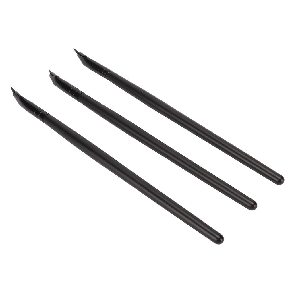 3 stücke Eye Define Bent Eyeliner Pinsel Professionelle Make-Up Ultra Feine Abgewinkelt Gel Eyeliner Pinsel