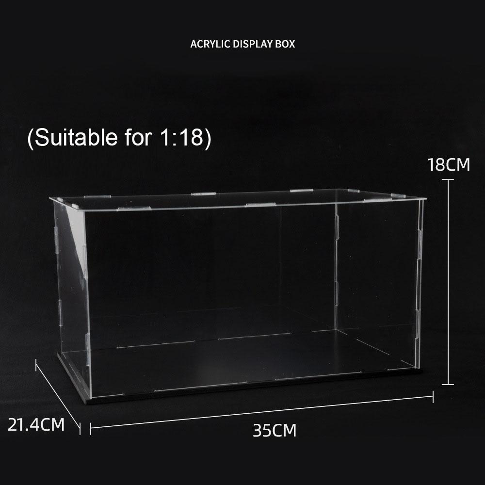 1/18 1/24 1/32 Transparent Acrylic Car Model Display Box Dust Cover Blind Box Dust-proof Diecast Storage Professional Storage