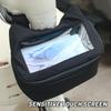Motorcycle Waterproof Handlebar Bag Front Touch Screen Portable for Vespa Hiking Cycling Travel Satchel Fanny Pack Waist Bag