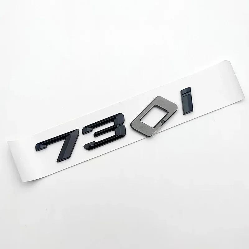 3D ABS Car Trunk 730d 730i 740i 750d 760d 745i 750i 760i Letters Logo Emblem Badge Sticker For BMW E38 E65 F01 F02 E66 G11 G12 Ad2