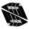 Rear Side Window Louvers For Ford Focus ST RS MK3 Hatchback 2012-2018 Accessories Air Vent Scoop Cover-A02G
