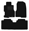 Black Velour Floor Mats For: Honda Civic VII 5 Doors (2001-1007)