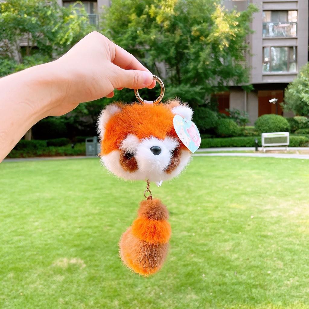 

Raccoon Tail Keychain Plush Animal Toy For Kids And Collectors