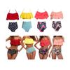 Premium Quality Swimwear Fashion Falbala Women High-waisted Bikini Set For Stylish Comfort