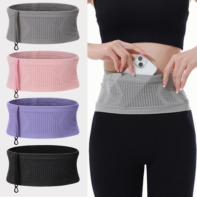 Breathable Cycling Waist Pack: Comfortable, Portable, High-Capacity, Elastic with Hook. Ideal for Running and Fitness.