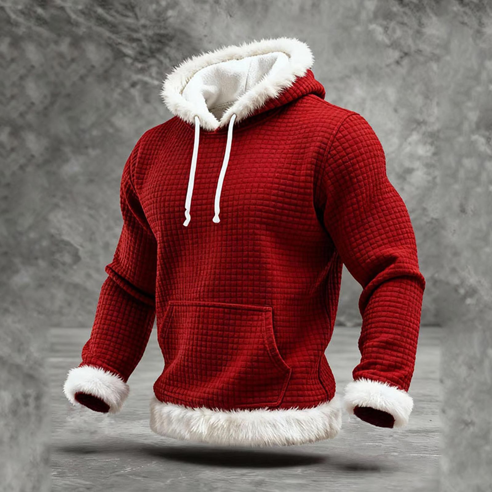 

Sweatshirts For Men Long Sleeve Casual Pullover Warm Winter XXL