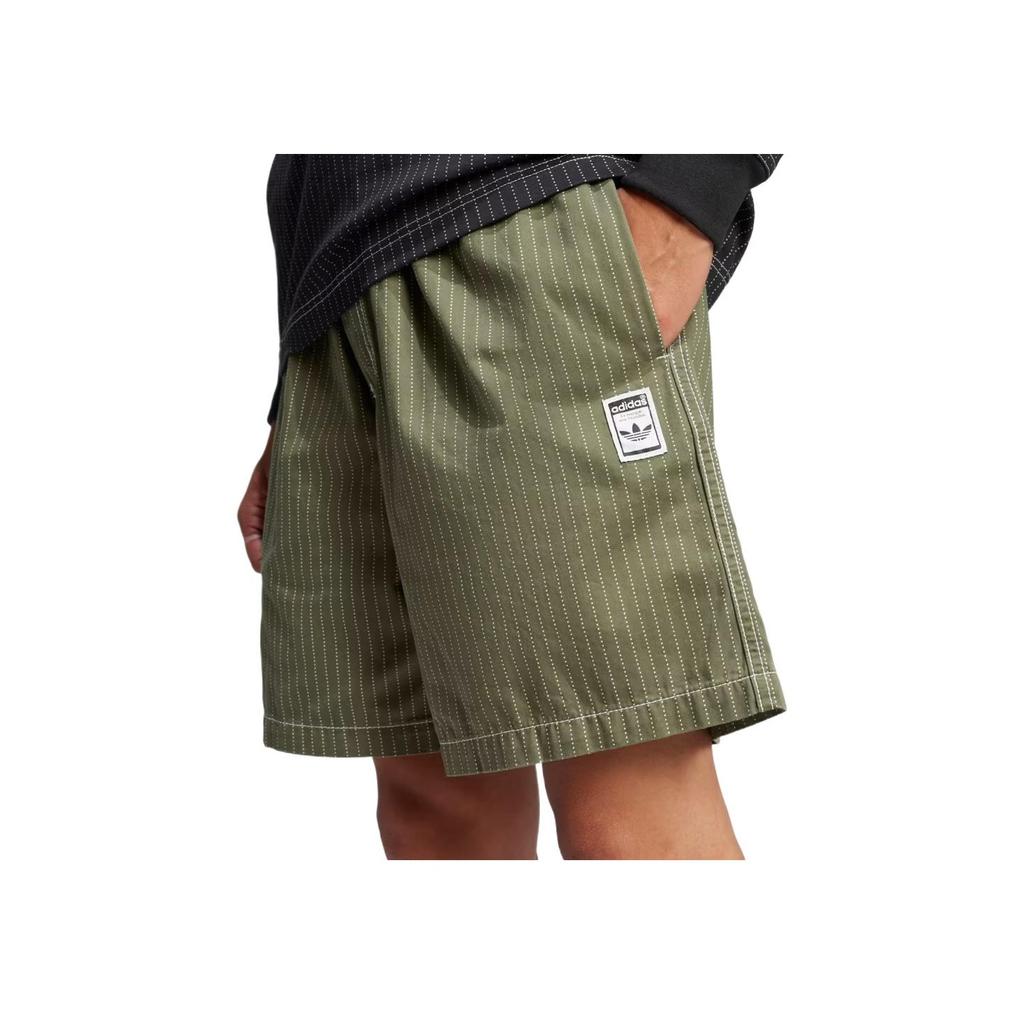 adidas Originals Wabash Mountain Outdoor Comfortable Skin-Friendly Simple Work Style Casual Shorts Men Shorts Olive JP4490