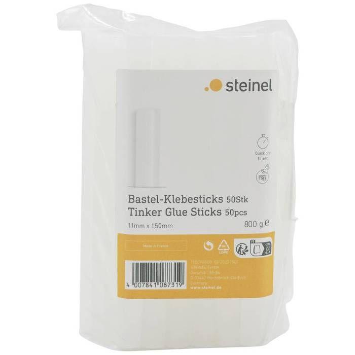 Steinel 087319 Bâtons De Colle 11 Mm 150 Mm Transparent 800 G 50 Pc(s)