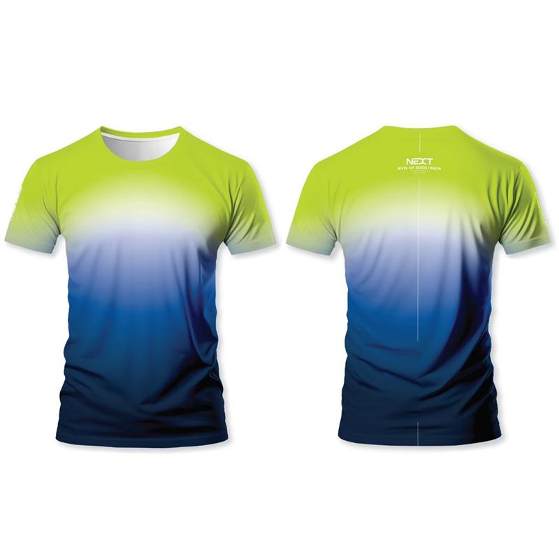 

Colorful Gradient Graphic Sports T Shirts Summer Fashion Streetwear 3D Printed Fitness T-shirts Loose Breathable Unisex Tees 6XL