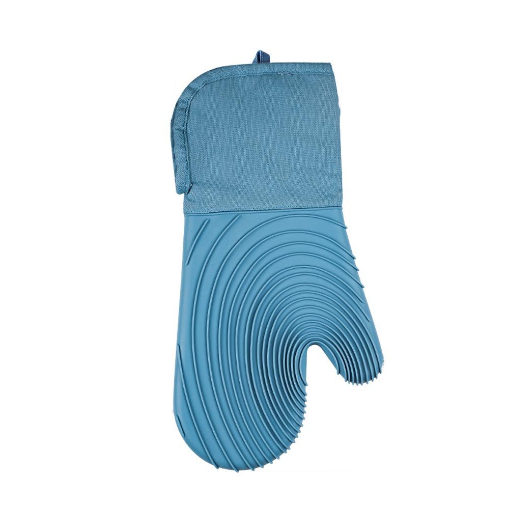 Extra Long Silicone Oven Mitt Heat Resistant Baking Gloves Practical Oven Gloves  Kitchen