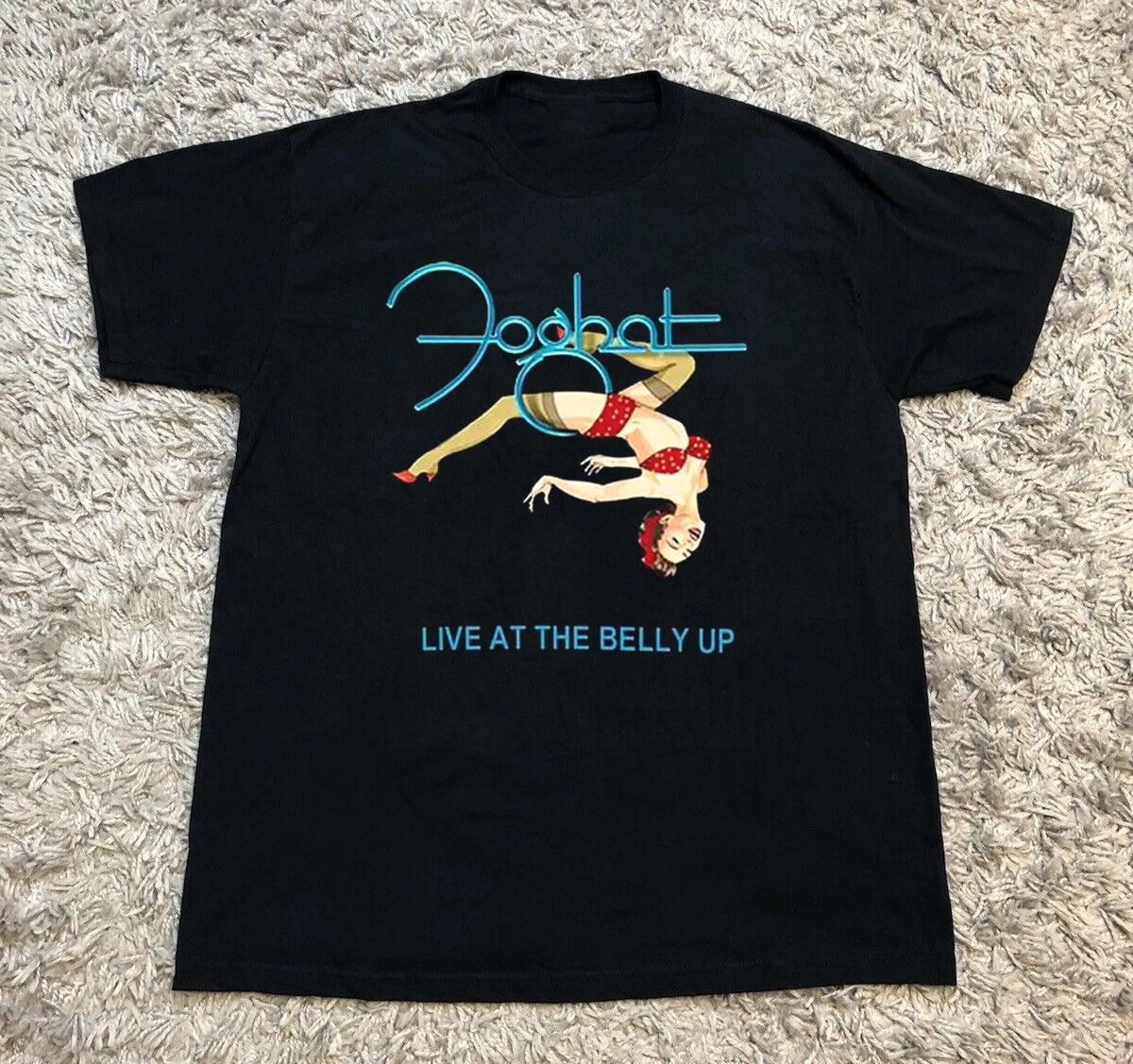 

Foghat Live At The Belly Up Band Black Gift Fan All Size T-Shirt AE407 L
