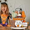 Halloween Tiered Tray Decorations Cute Letter Signs Fall Table Centerpieces