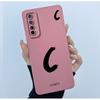 For Realme 7 RMX2155 7 Pro RMX2170 Casing Cover Lucky Initial Letter Soft Silicone Matte Phone Case for Realme7 RMX2151 shell