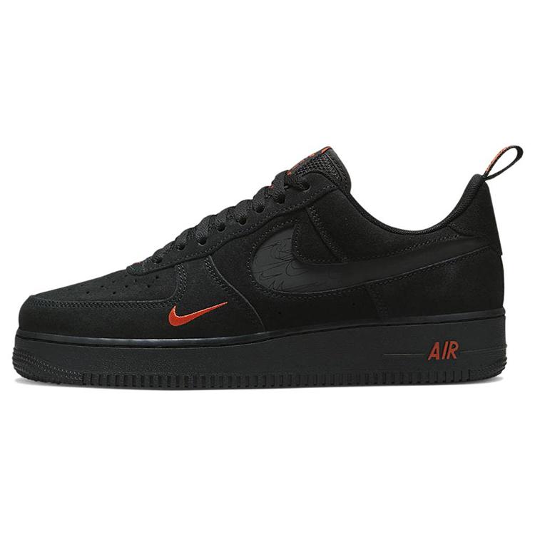 New Nike Air Force 1 Low Multi Swoosh Black Crimson DZ4514-001