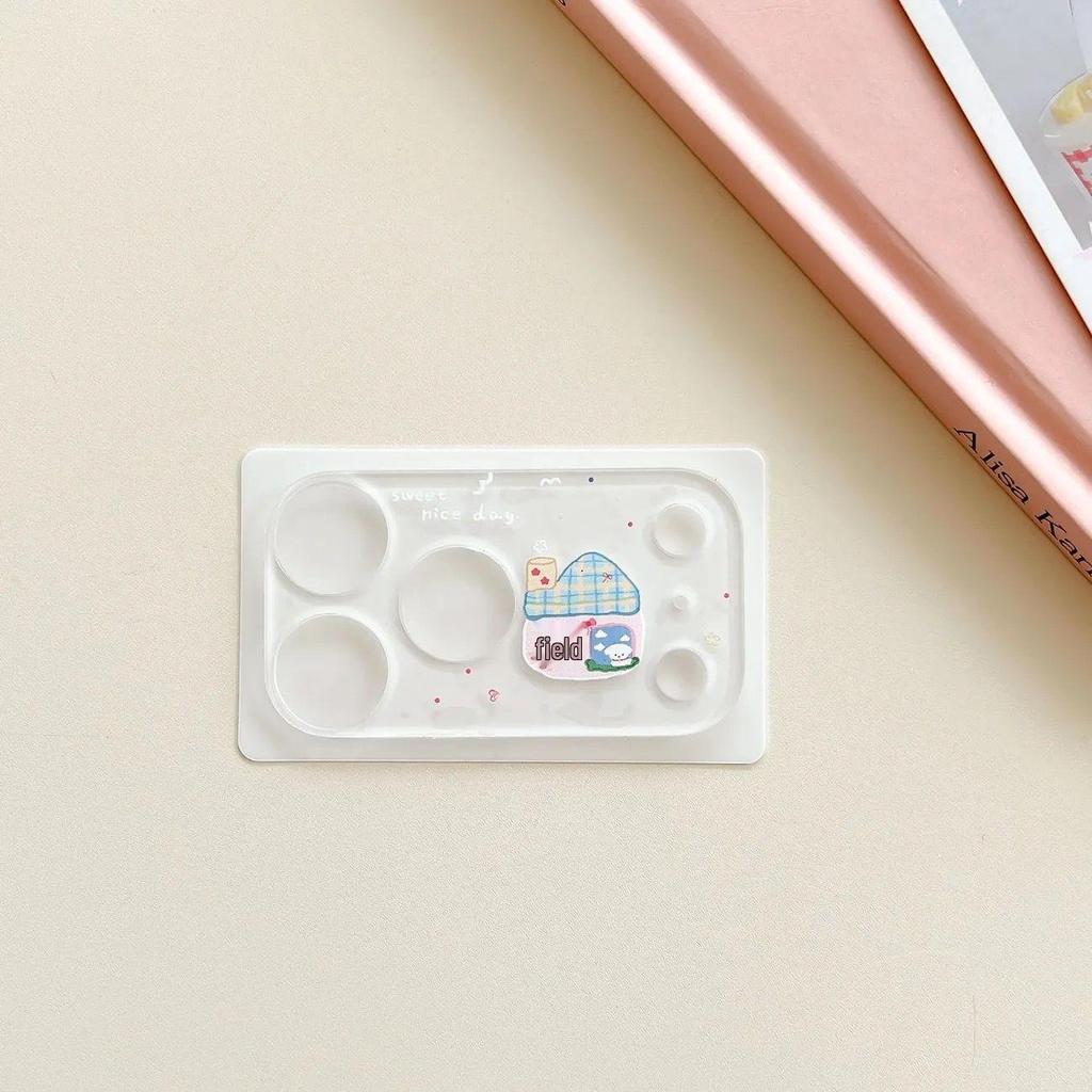 Adorable iPhone 17 Pro Max Lens Sticker: Little Bear & Kitty Camera Decoration with Pen Holder and Nail Stickers!