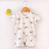 2026 Newborn Short Sleeve Jumpsuit Romper - Thin Style Bodysuit Pajamas