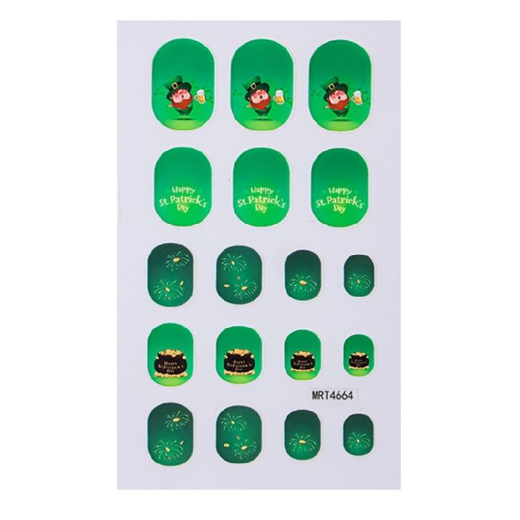 User Friendly Waterproof Nail Stickers For Kids Cartoon Four Leaf Simple Apply Multiple Designs Fun Nail Decals