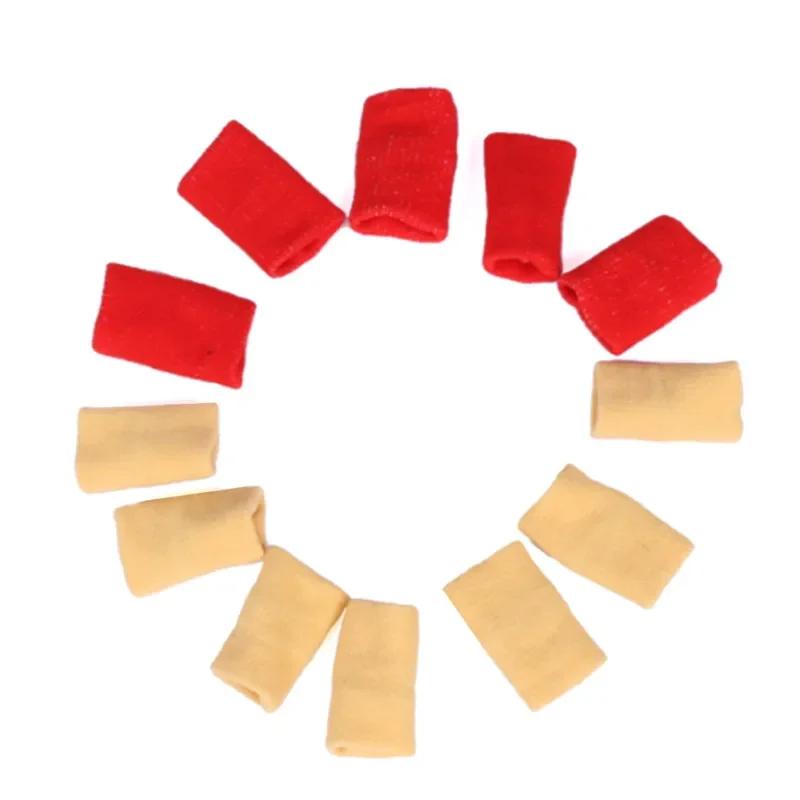 10Pcs Finger Protection Arthritis Support Thumb Brace Protector Finger Guard Fitness Sport Basketball Gym Elastic Finger Sleeves