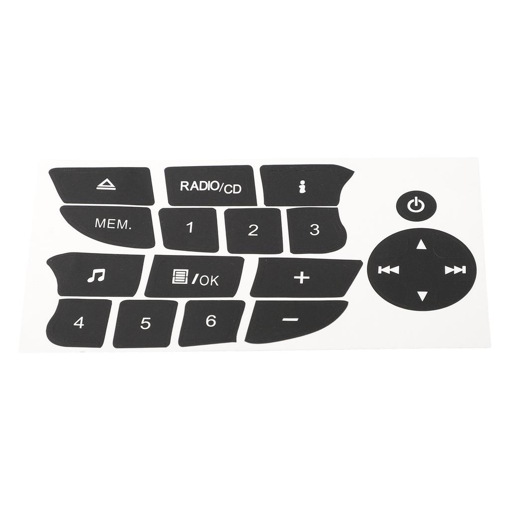 Restore Your For Renault Megan Clio's Radio CD Buttons with Repair Sticker