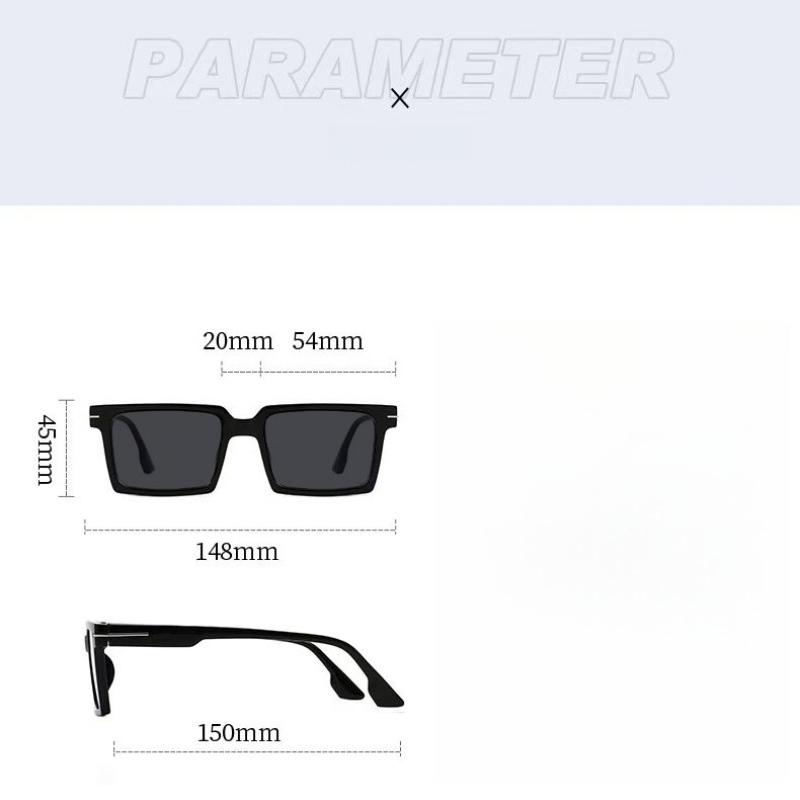 New Square Frame Myopia Sunglasses Unisex UV-protective Eyewear for Outdoor Activities Classic Driving Shades 0 To -4.0