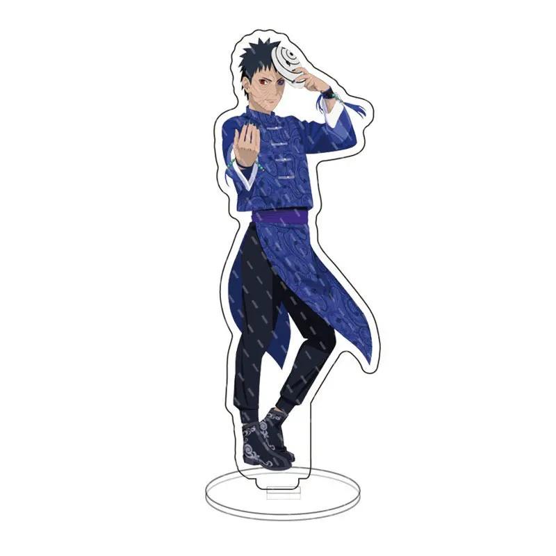 Japan Naruto Acrylic Stand Shippuden Uchiha Sasuke Sakura Desktop Decoration Doll anime figure character Xmas present 15cm
