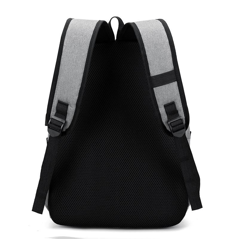 Casual men's backpack simple and fashionable primary and secondary school student schoolbag large capacity business computer backpack