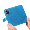 Flip Case for Xiaomi Redmi Note 12 4G, Mandala Flower, Blue