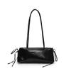 Stylish simple bag women's new trendy versatile commuter shoulder bag casual bow underarm bag