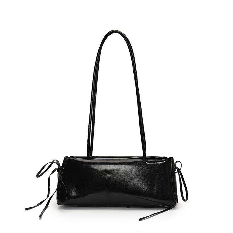 Stylish Simple Bag Women's New Trendy Versatile Commuter Shoulder Bag Casual Bow Underarm Bag
