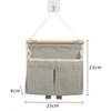 Waterproof Bedhead Hanging Storage Bag - Wall Door Mounted Underwear Organizer, Sundries Pouches & Closet Storage Bag for Home