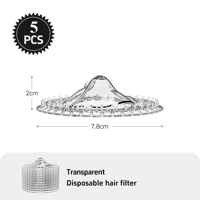 5/10/30pcs Plastics Drain Strainer Shower Hair Catcher Hair Sewer Filter Floor Drain Strainer for Kitchen Bathroom Accessories