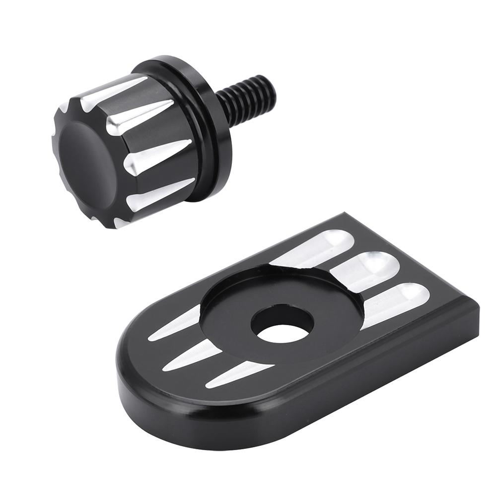 Aluminum Motorcycle Seat Bolt Tab Screw Mount Knob Cover for 96 17