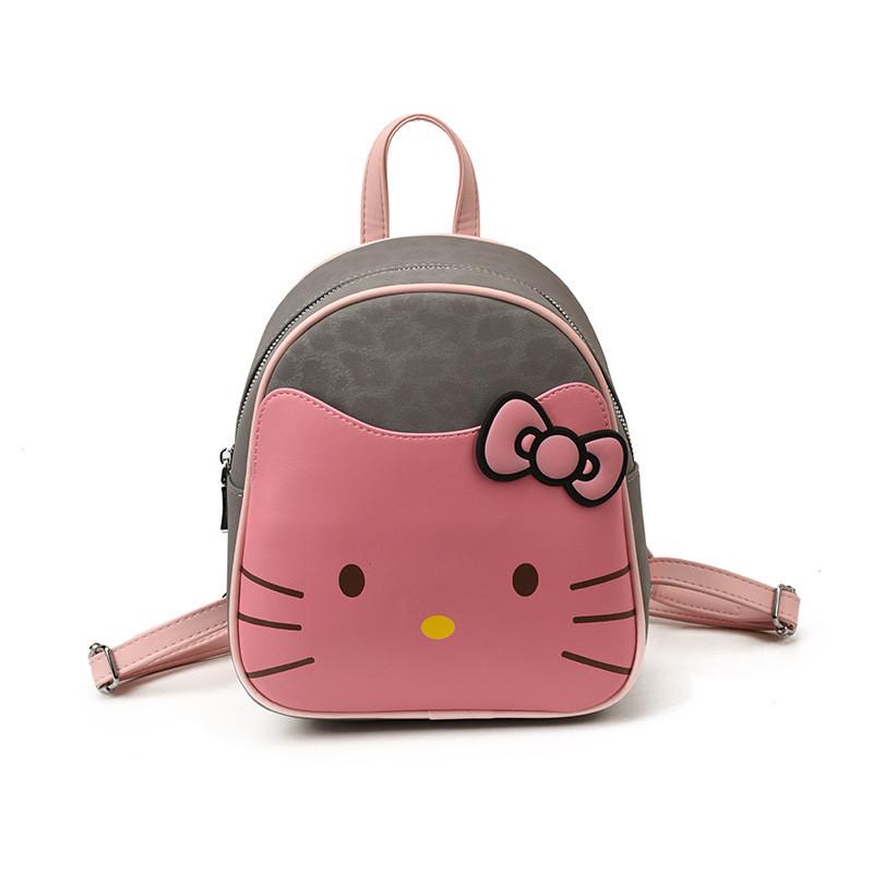 Hello Kitty Cartoon Kids Backpack With Breathable Pu Material For School And Daily Use