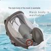 Full Face Gas Mask 6800: Protection from Dust, Chemicals, Pesticides, and Formaldehyde. Ideal for Spray Paint and Toxic Gas Safety.