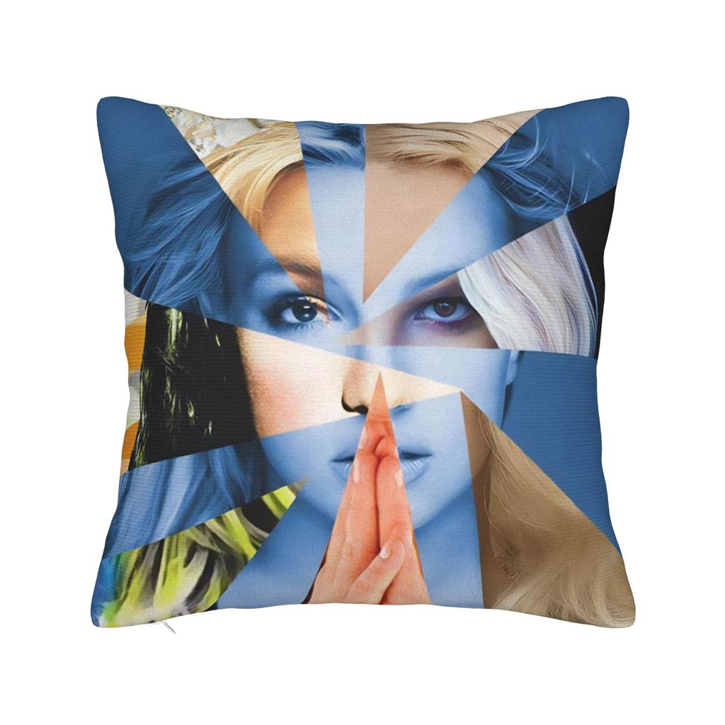Decorative Pillow Covers Singer Britney Spears Product Seat  Throw Pillow Case Cover Square Style MultiSize