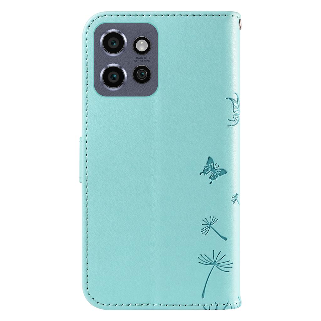 For Motorola Edge 60 Neo 5G/Edge 50 Neo 5G/S50 5G/ThinkPhone 25 5G Leather Case Wallet Phone Cover Dandelion Imprint