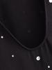 2024 Winter Women's European & American Style Backless Sequin Crew Neck Long Sleeve Top