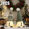 2024 Gnome Christmas Decorations 30cm Light Up Christmas Gnomes Plush Doll Ornaments Knited Elf Dwarf Gift Home Table Decor