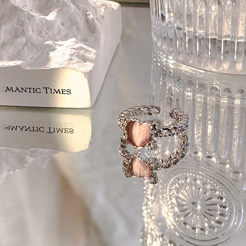 Bague ouverte polyvalente style coréen: Tempérament Élégant, Design de Personnalité Simple pour Femmes et Couples