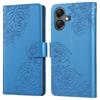 For Samsung Galaxy A05 4G Case Rose Flower PU Leather Wallet Phone Cover with 3 Card Slots
